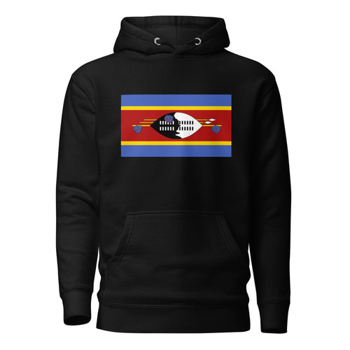 National Flag Hoodies - Collection 14 Eswatini / L / Black