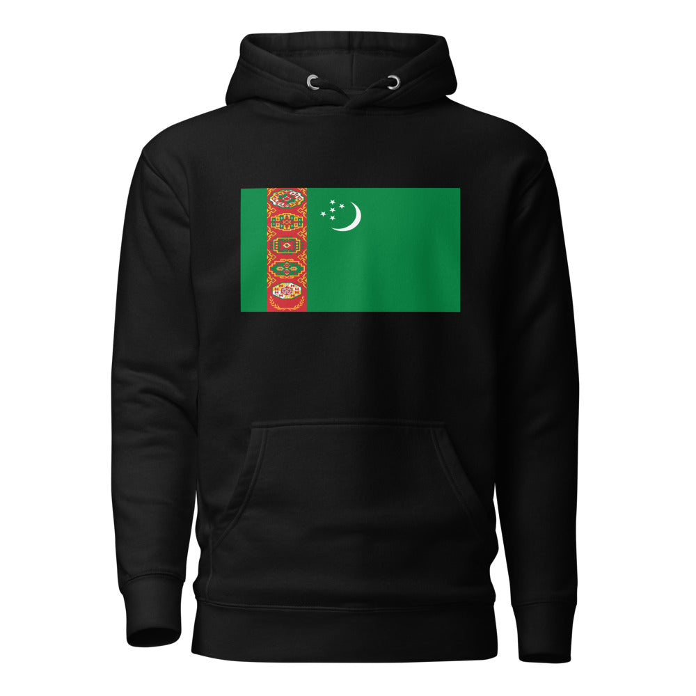 National Flag Hoodies - Collection 15 Turkmenistan hoodie-l
