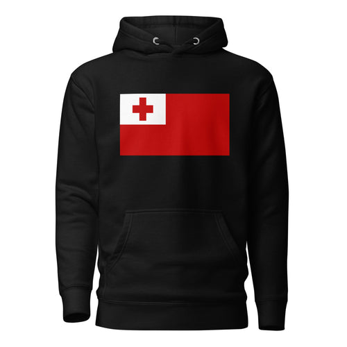National Flag Hoodies - Collection 15 Tonga / L / Black