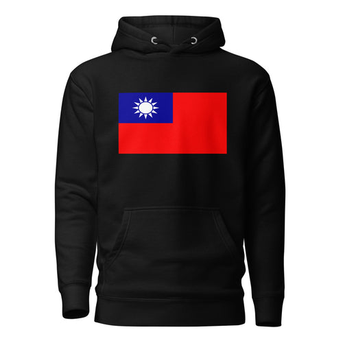 National Flag Hoodies - Collection 15 Taiwan / L / Black