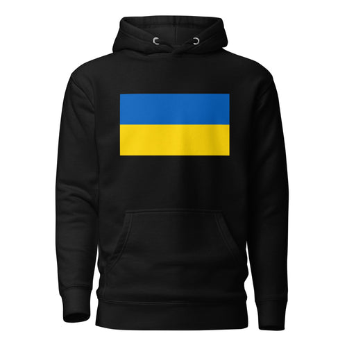 National Flag Hoodies - Collection 15 Ukraine / L / Black