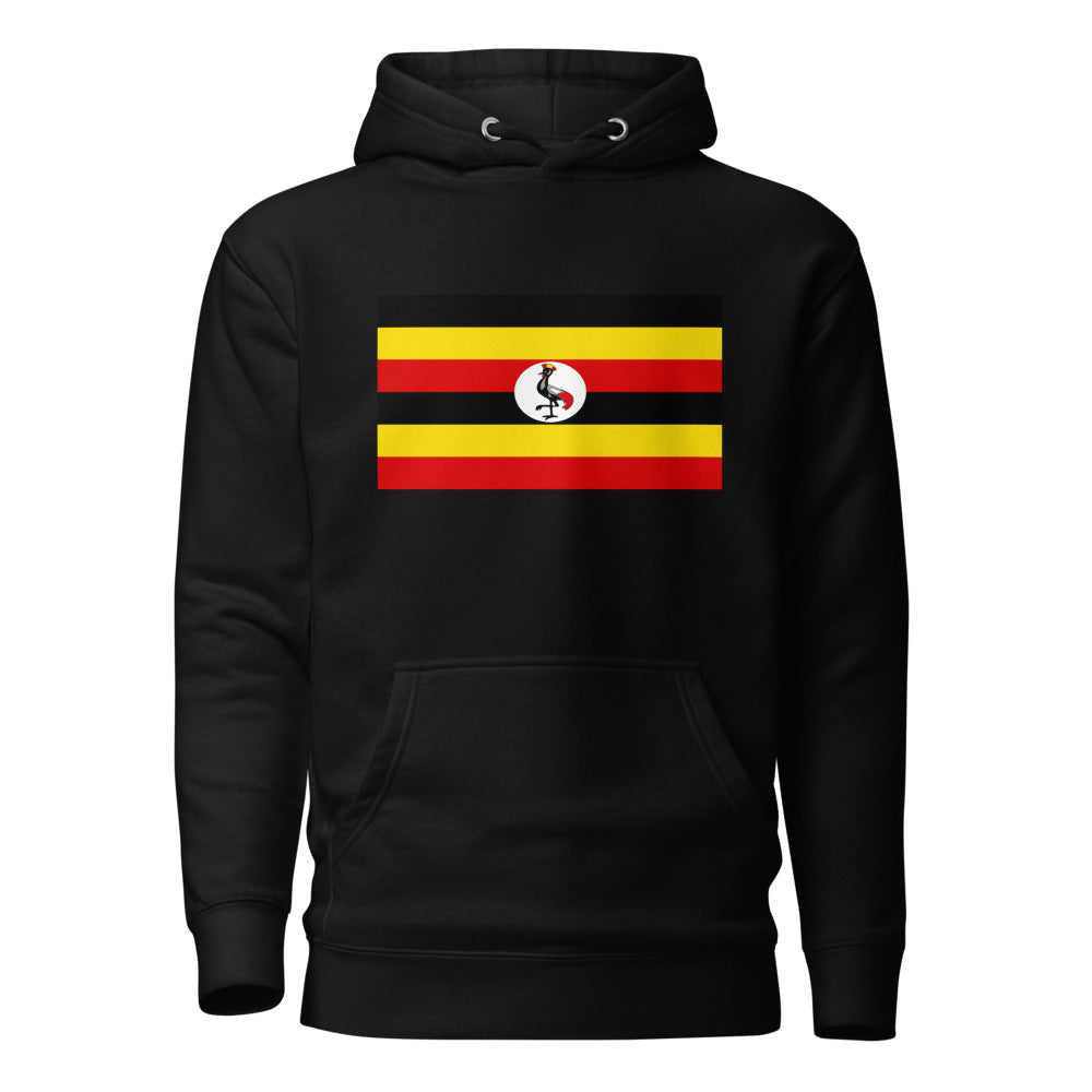 National Flag Hoodies - Collection 15 Uganda hoodie-l
