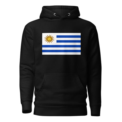 National Flag Hoodies - Collection 16 Uruguay / L / Black