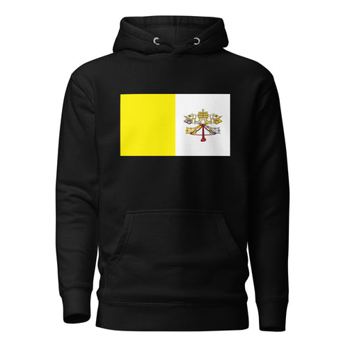 National Flag Hoodies - Collection 16 Vatican City / L / Black
