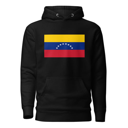 National Flag Hoodies - Collection 16 Venezuela / L / Black