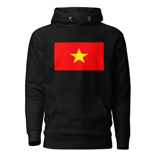 National Flag Hoodies - Collection 16 Vietnam / L / Black