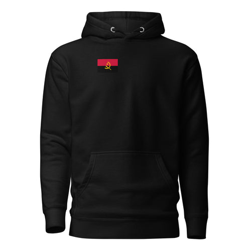 National Flag Hoodies - Collection 1 Angola / M / Black