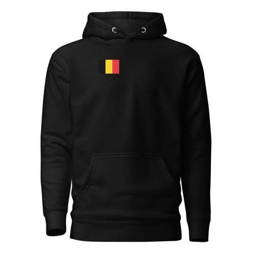 National Flag Hoodies - Collection 2 Belgium / M / Black