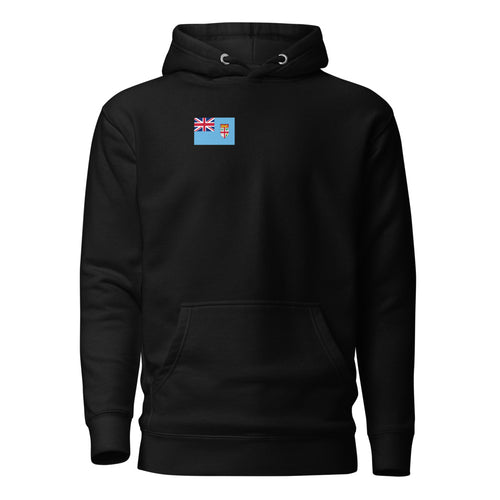 National Flag Hoodies - Collection 5 Fiji / M / Black
