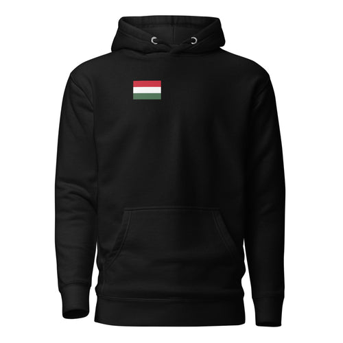 National Flag Hoodies - Collection 7 Hungary / M / Black
