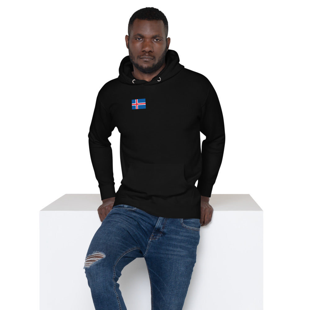 National Flag Hoodies - Collection 7 Iceland hoodie-m