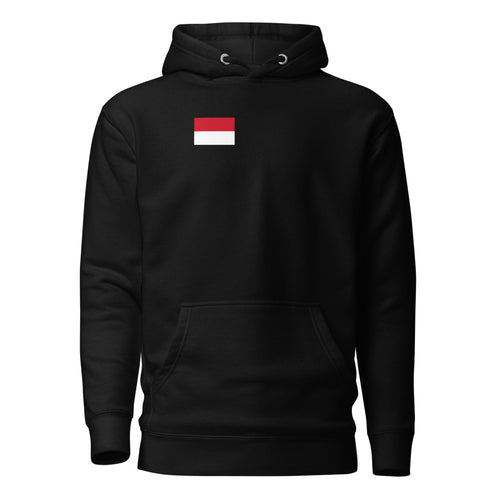 National Flag Hoodies - Collection 9 Monaco / M / Black