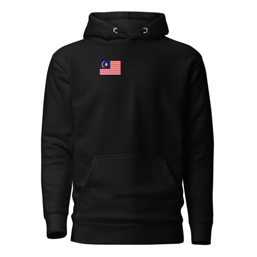 National Flag Hoodies - Collection 11 Malaysia / M / Black