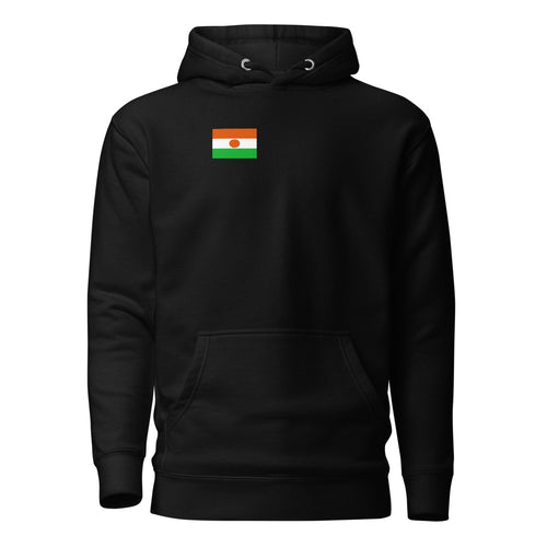 National Flag Hoodies - Collection 11 Niger / M / Black