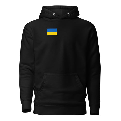National Flag Hoodies - Collection 15 Ukraine / M / Black