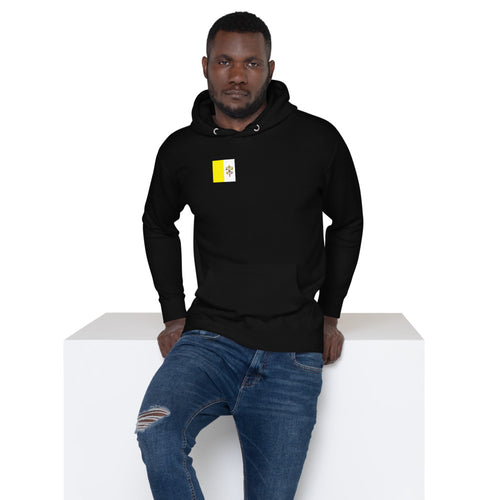 National Flag Hoodies - Collection 16 Vatican City / M / Black