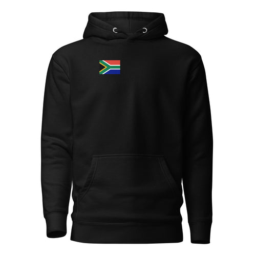 National Flag Hoodies - Collection 16 South Africa / M / Black