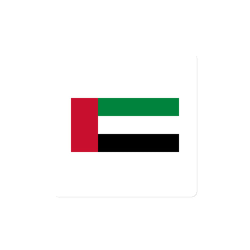 National Flag Magnets - Collection 1 United Arab Emirates / 4x4 / White