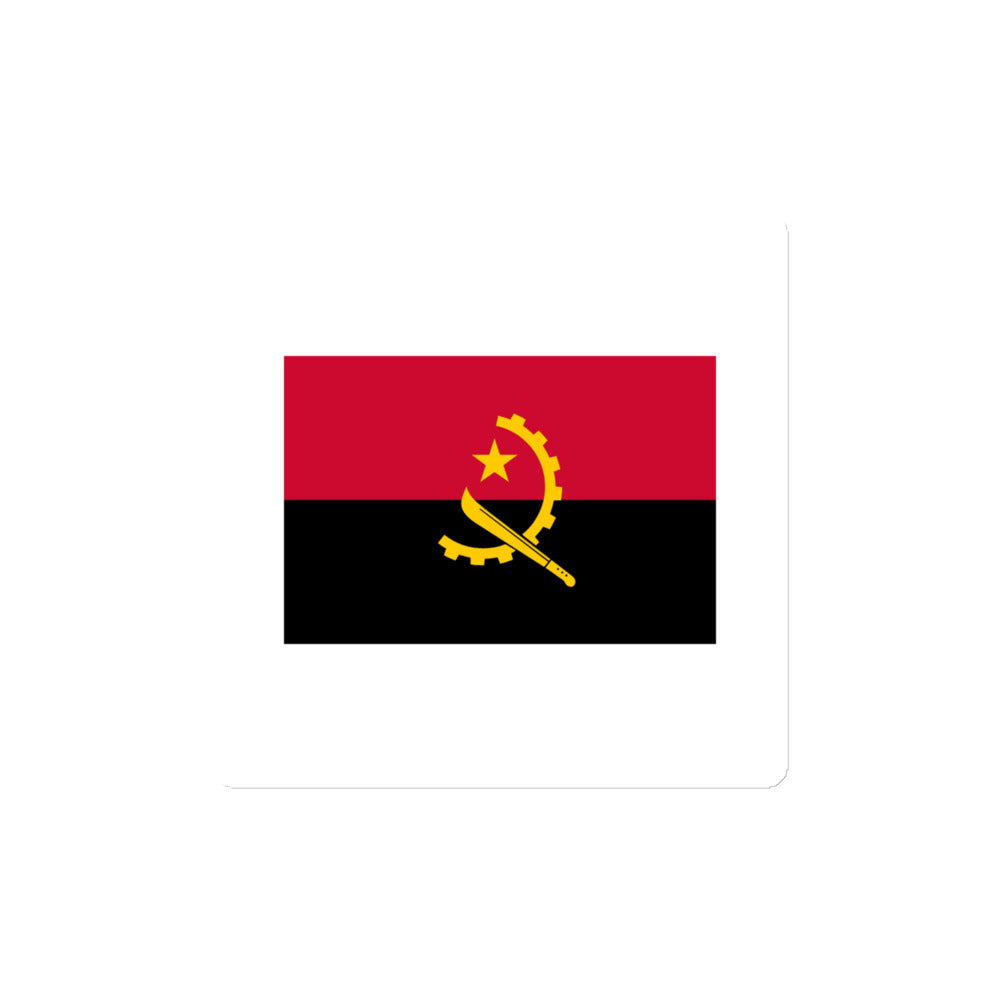National Flag Magnets - Collection 1 Angola magnet-4x4