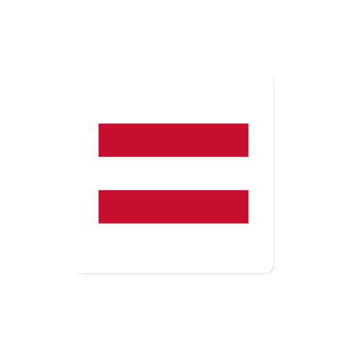 National Flag Magnets - Collection 1 Austria / 4x4 / White