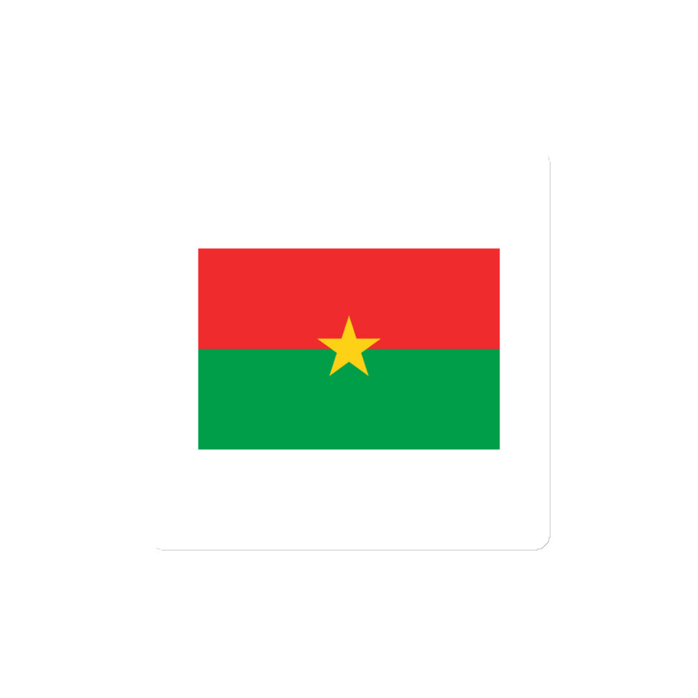 National Flag Magnets - Collection 1 Burkina Faso magnet-4x4