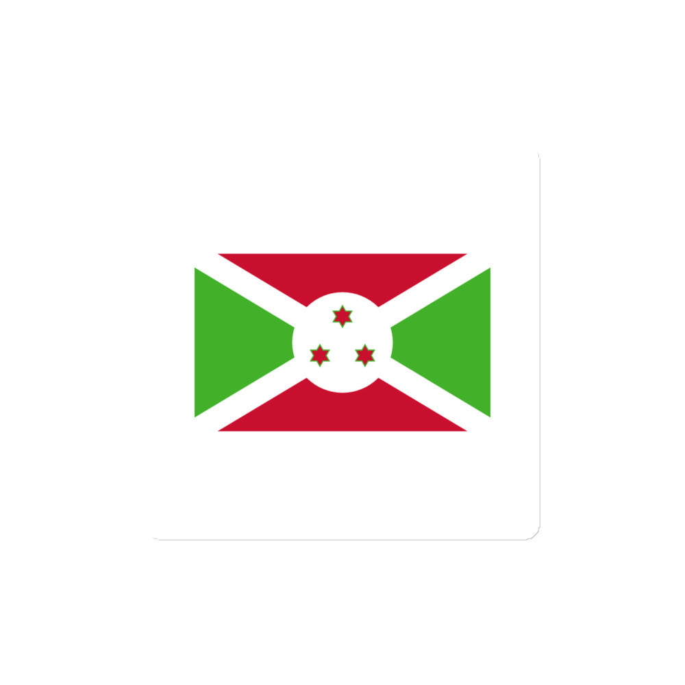 National Flag Magnets - Collection 1 Burundi magnet-4x4