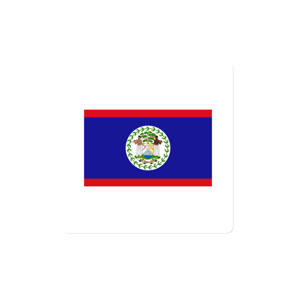 National Flag Magnets - Collection 1 Belize magnet-4x4