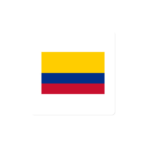 National Flag Magnets - Collection 1 Colombia / 4x4 / White