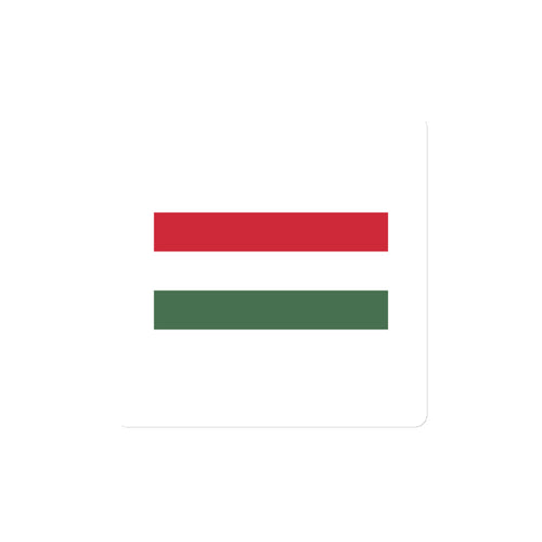 National Flag Magnets - Collection 1 Hungary / 4x4 / White