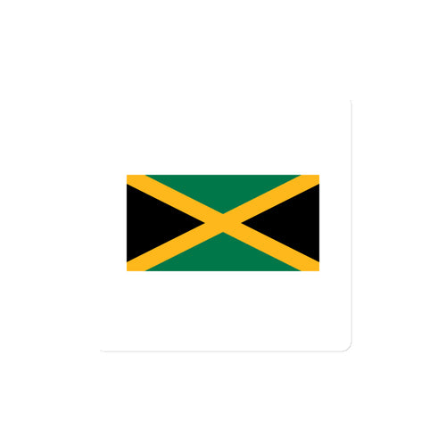 National Flag Magnets - Collection 1 Jamaica / 4x4 / White