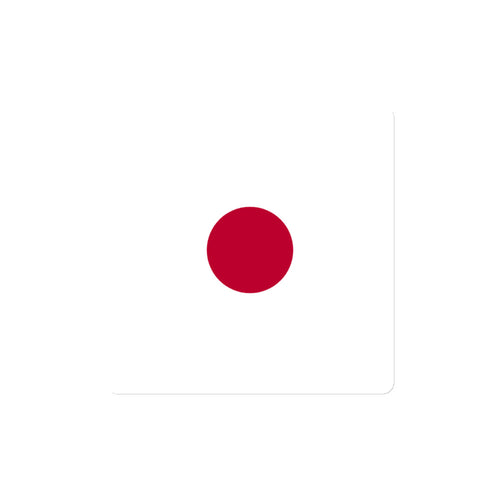 National Flag Magnets - Collection 1 Japan / 4x4 / White