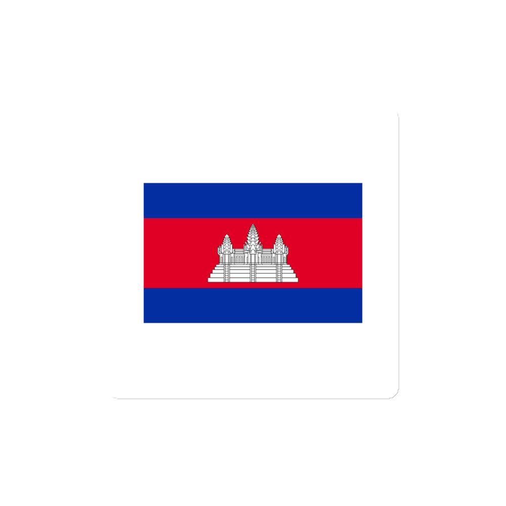 National Flag Magnets - Collection 1 Cambodia magnet-4x4