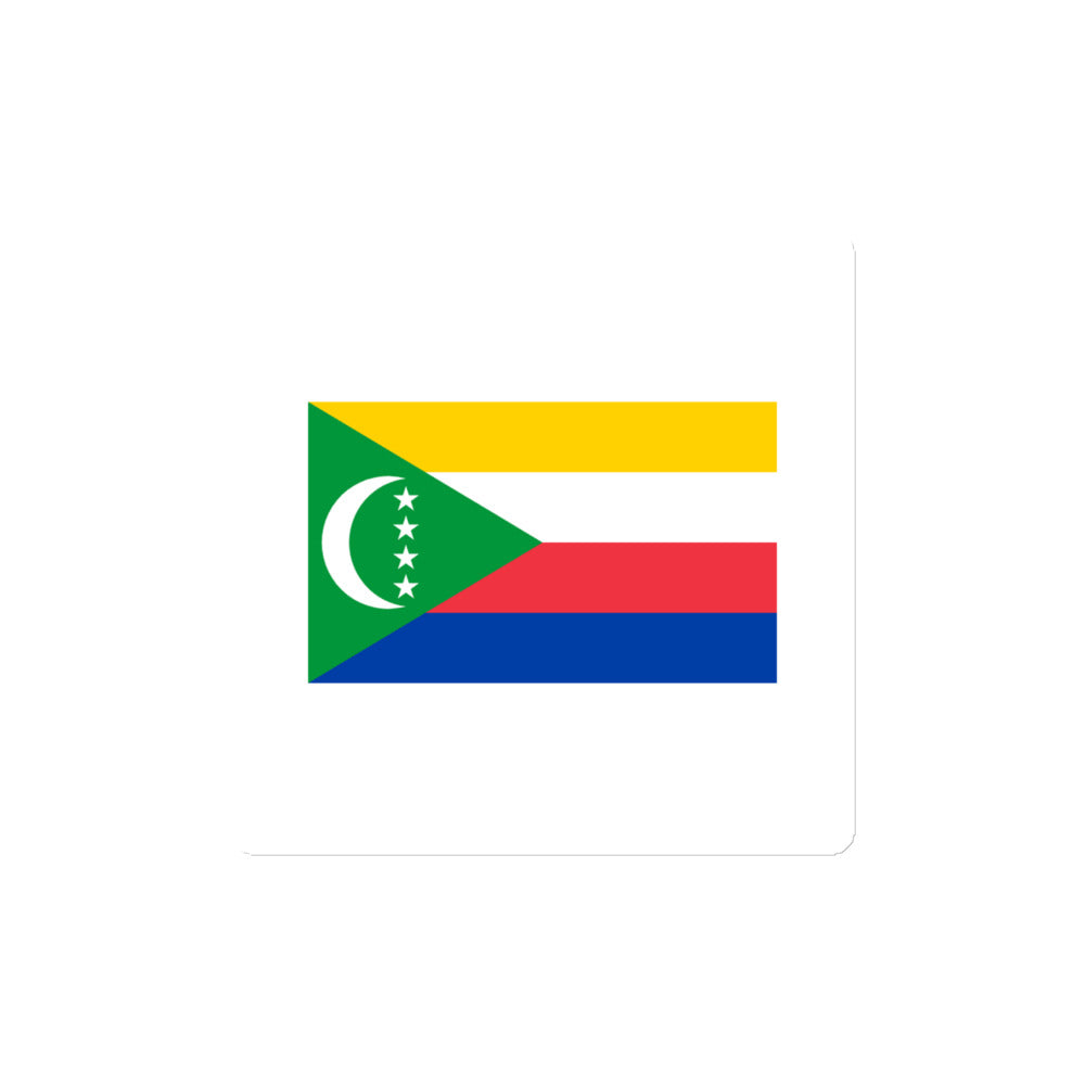 National Flag Magnets - Collection 1 Comoros magnet-4x4