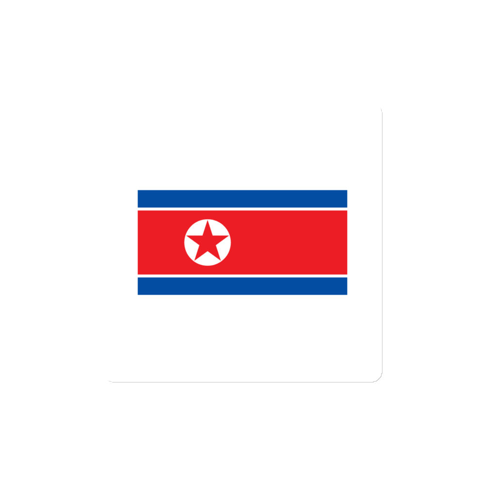 National Flag Magnets - Collection 1 North Korea magnet-4x4