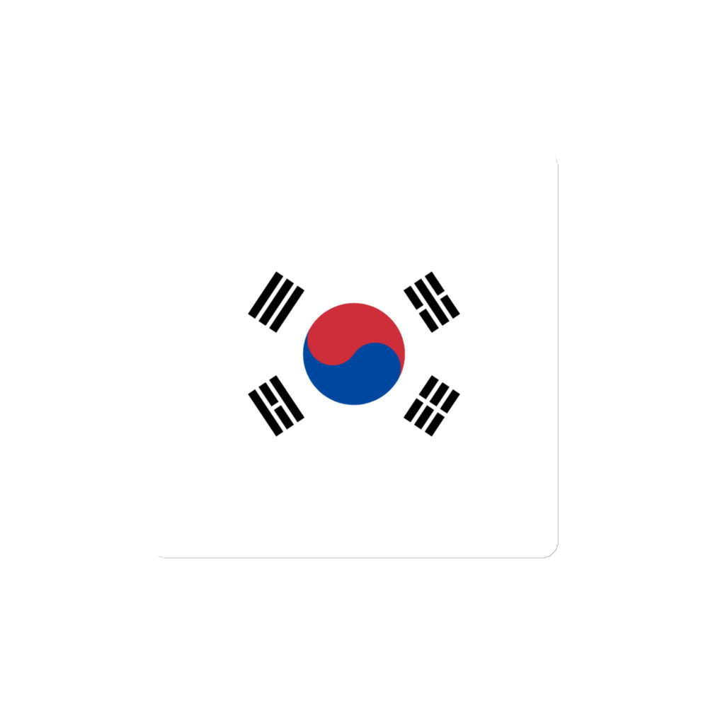 National Flag Magnets - Collection 1 South Korea magnet-4x4