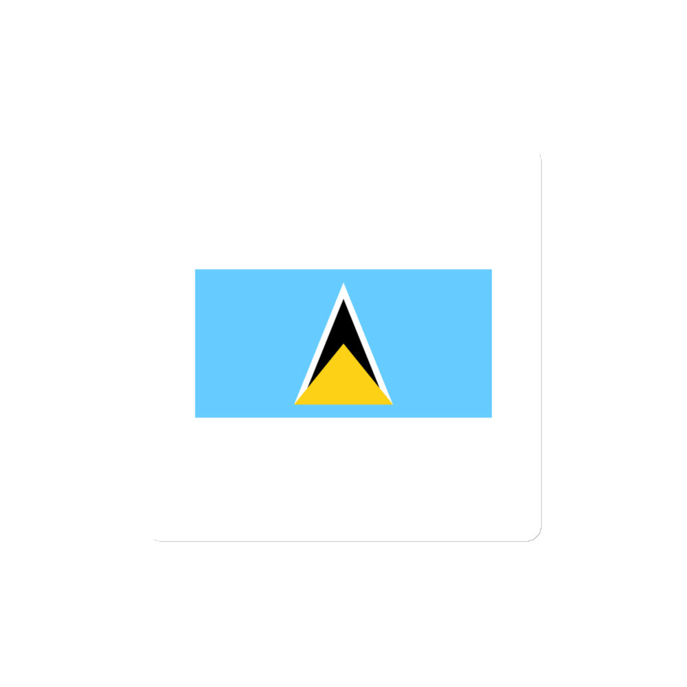 National Flag Magnets - Collection 1 St. Lucia magnet-4x4