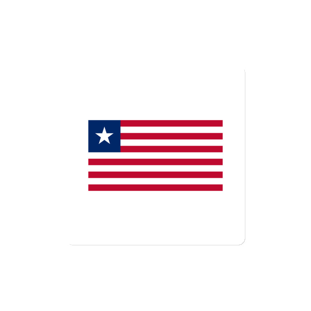 National Flag Magnets - Collection 2 Liberia magnet-4x4