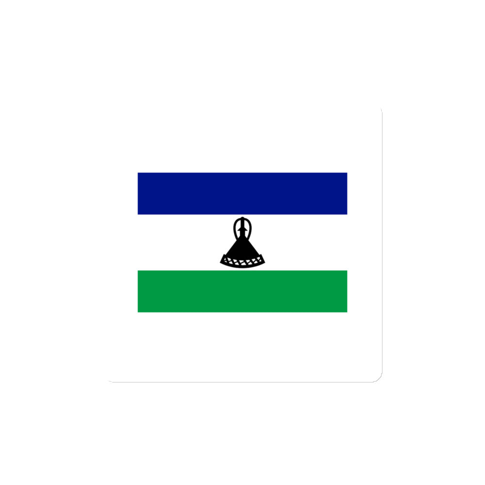 National Flag Magnets - Collection 2 Lesotho magnet-4x4