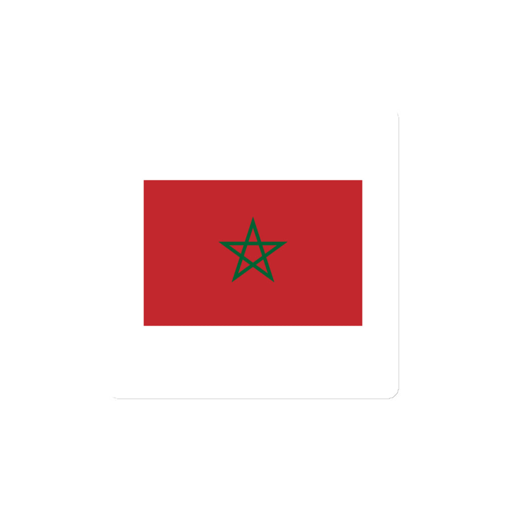 National Flag Magnets - Collection 2 Morocco magnet-4x4