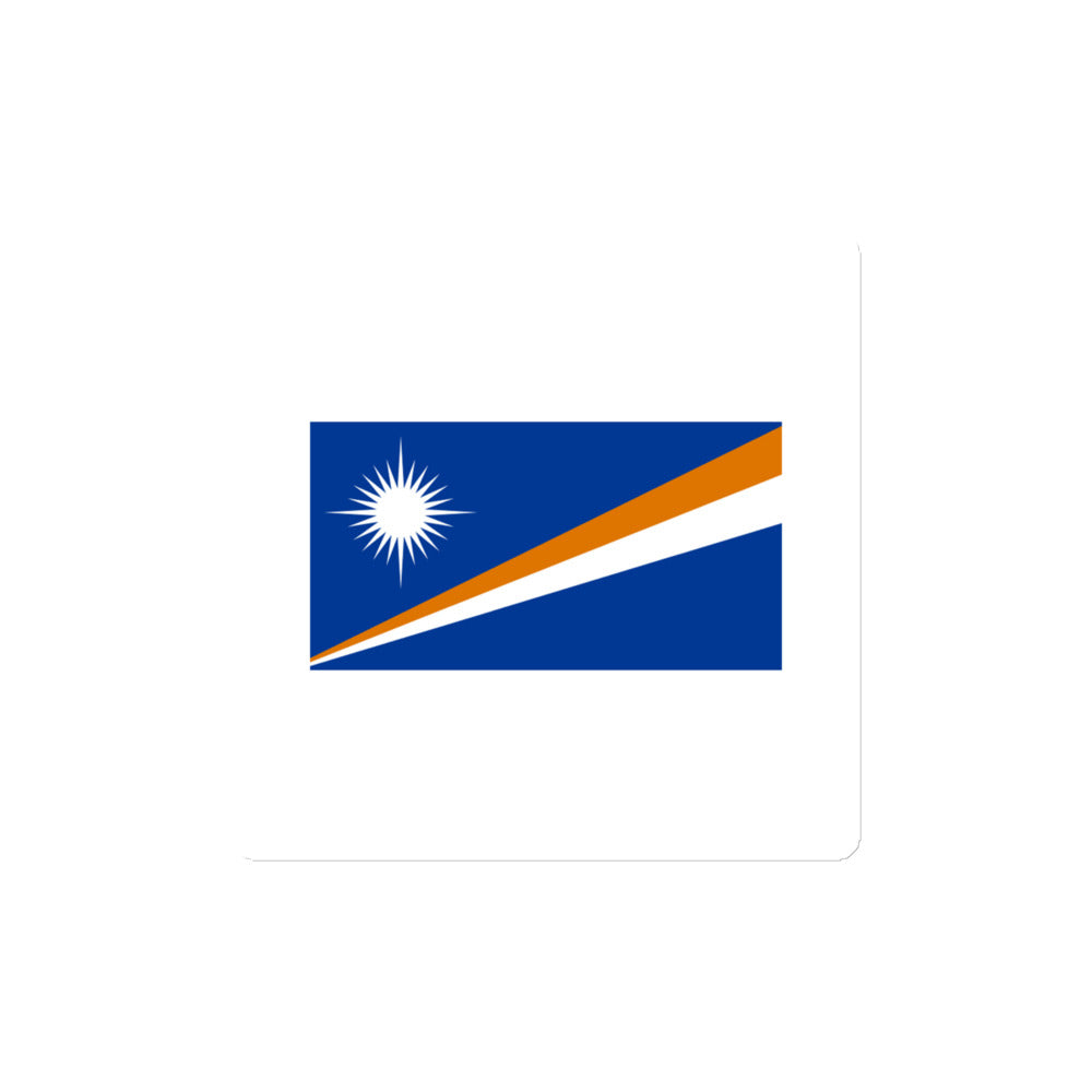 National Flag Magnets - Collection 2 Marshall Islands magnet-4x4