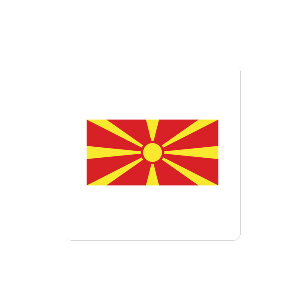 National Flag Magnets - Collection 2 North Macedonia magnet-4x4