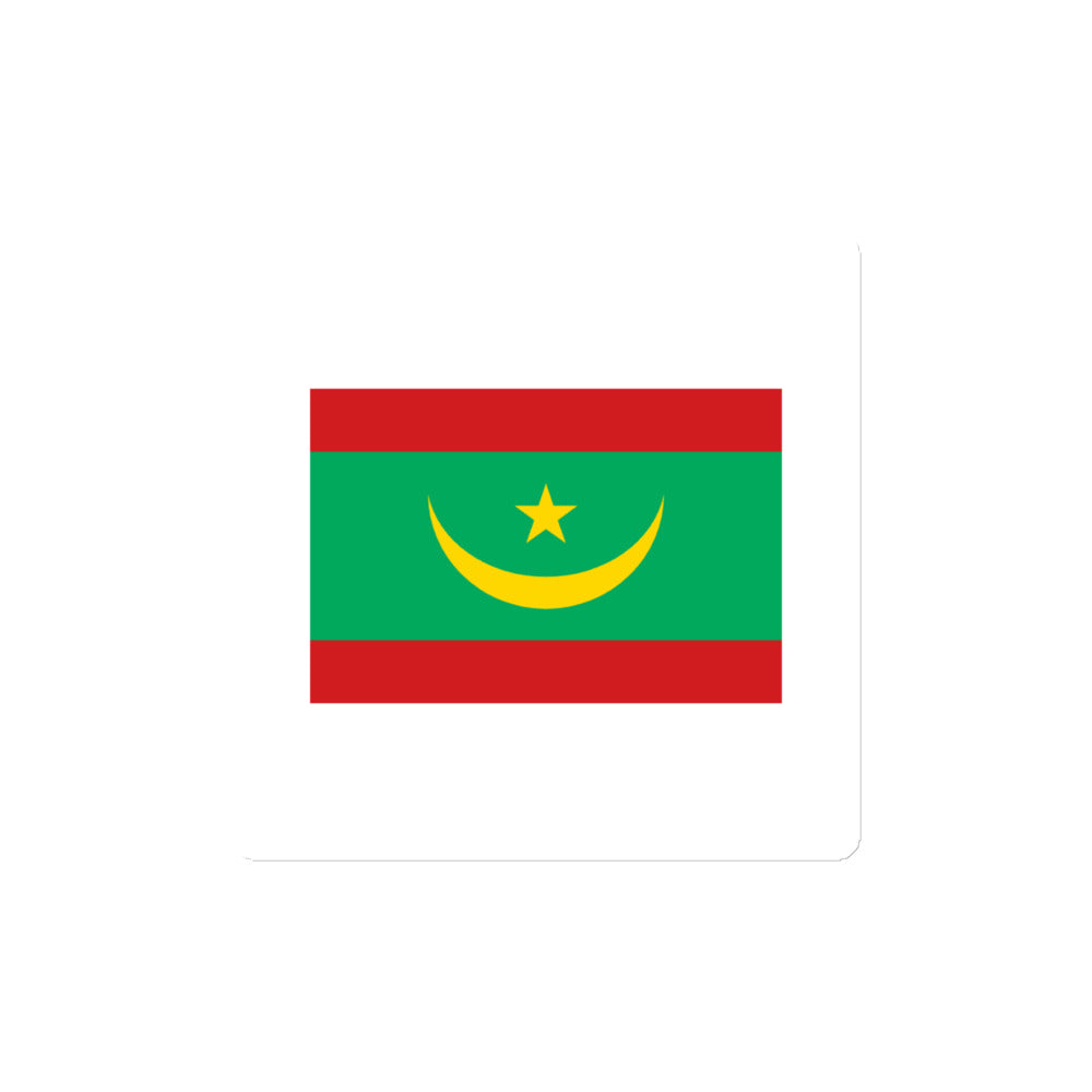 National Flag Magnets - Collection 2 Mauritania magnet-4x4
