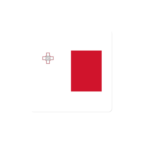National Flag Magnets - Collection 2 Malta / 4x4 / White
