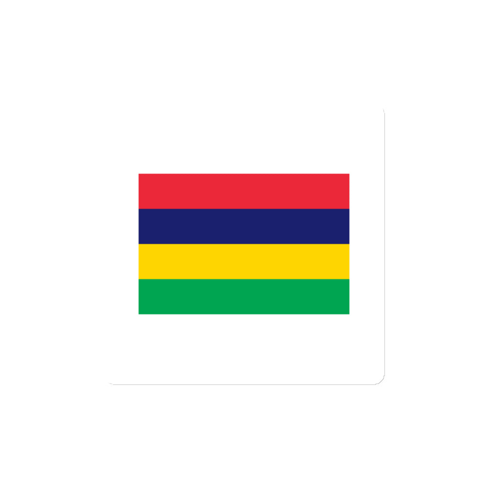 National Flag Magnets - Collection 2 Mauritius magnet-4x4