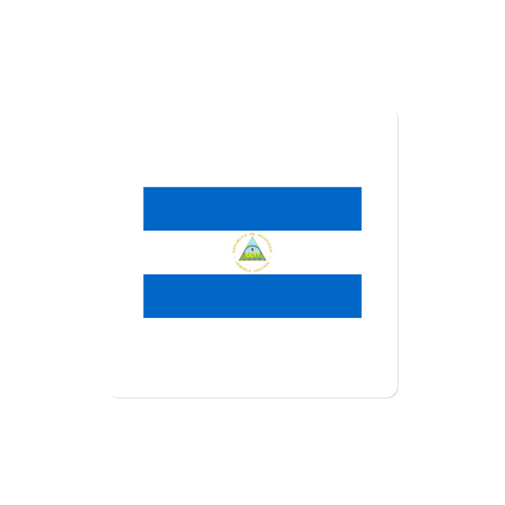National Flag Magnets - Collection 2 Nicaragua magnet-4x4