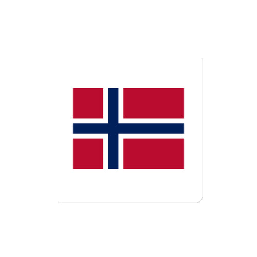National Flag Magnets - Collection 2 Norway / 4x4 / White