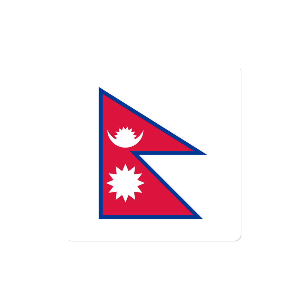 National Flag Magnets - Collection 2 Nepal magnet-4x4