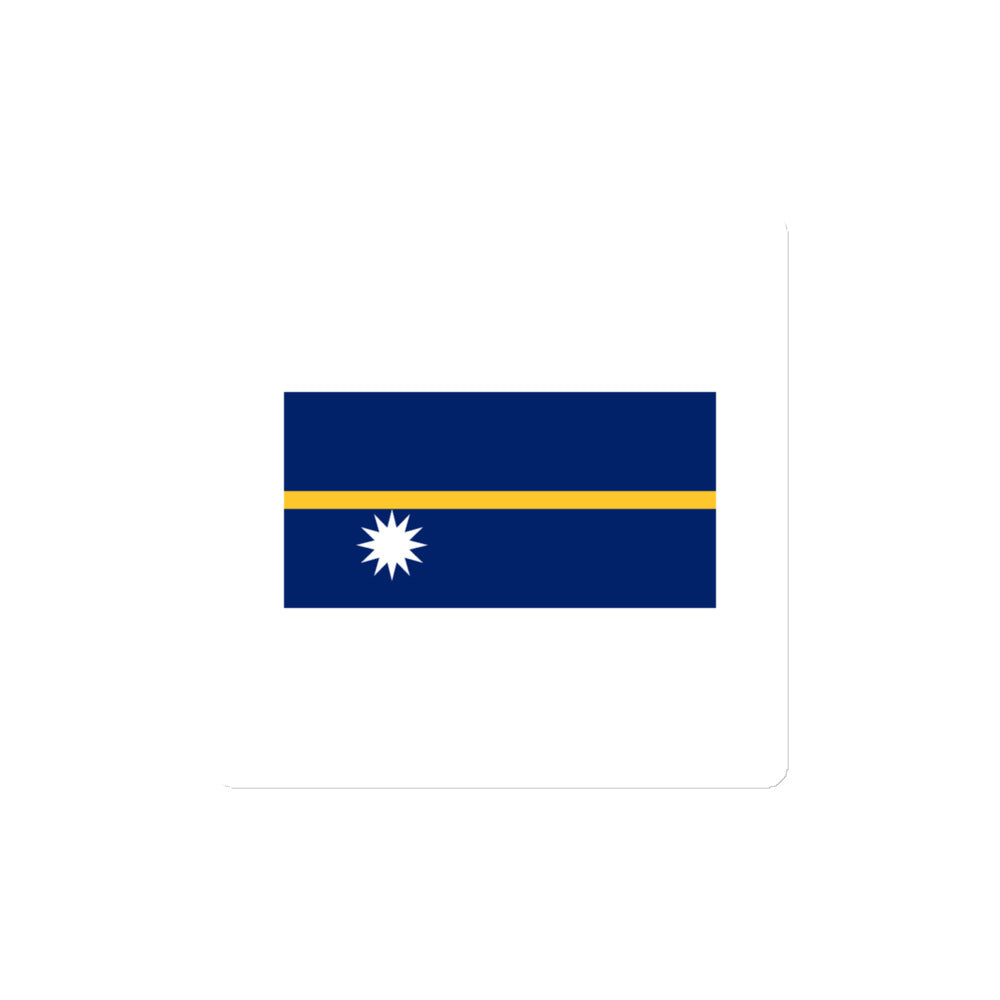 National Flag Magnets - Collection 2 Nauru magnet-4x4