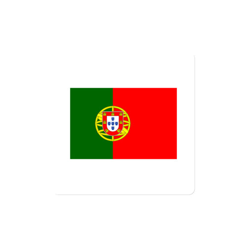 National Flag Magnets - Collection 2 Portugal / 4x4 / White