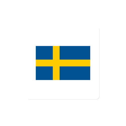 National Flag Magnets - Collection 2 Sweden / 4x4 / White